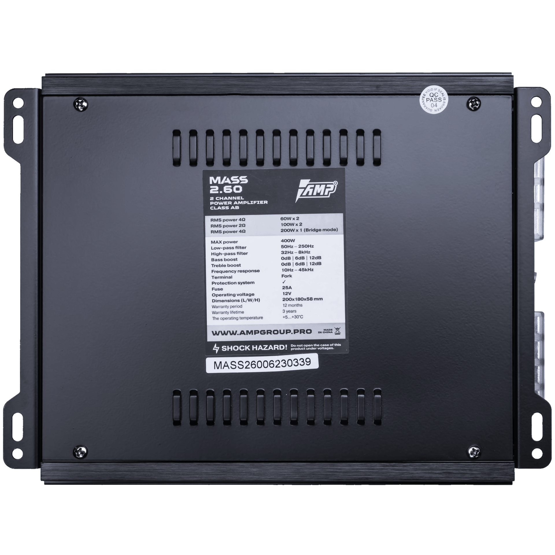 AMP MASS 2.60